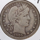 1909-D Barber Quarter, Very Fine Circulated Coin, Store