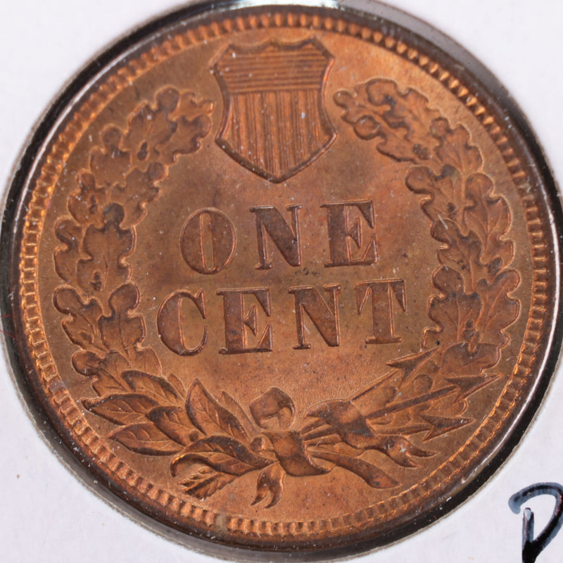 1899 Indian Head Cent, Mint State+ Uncirculated Coin, Store