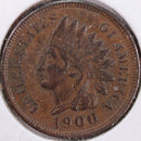 1900 Indian Head Cent, Abt Uncirculated+ Coin, Store