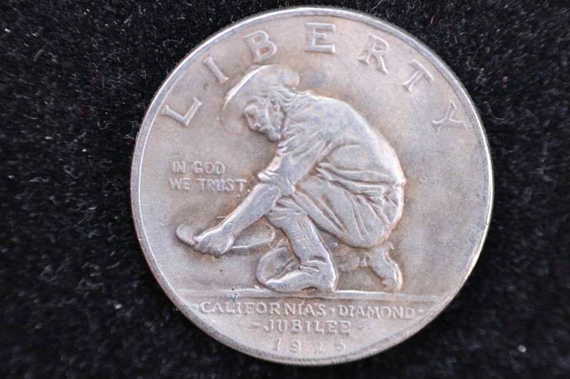 1925 California Diamond Jubilee, Silver Commemorative Half Dollar. Store