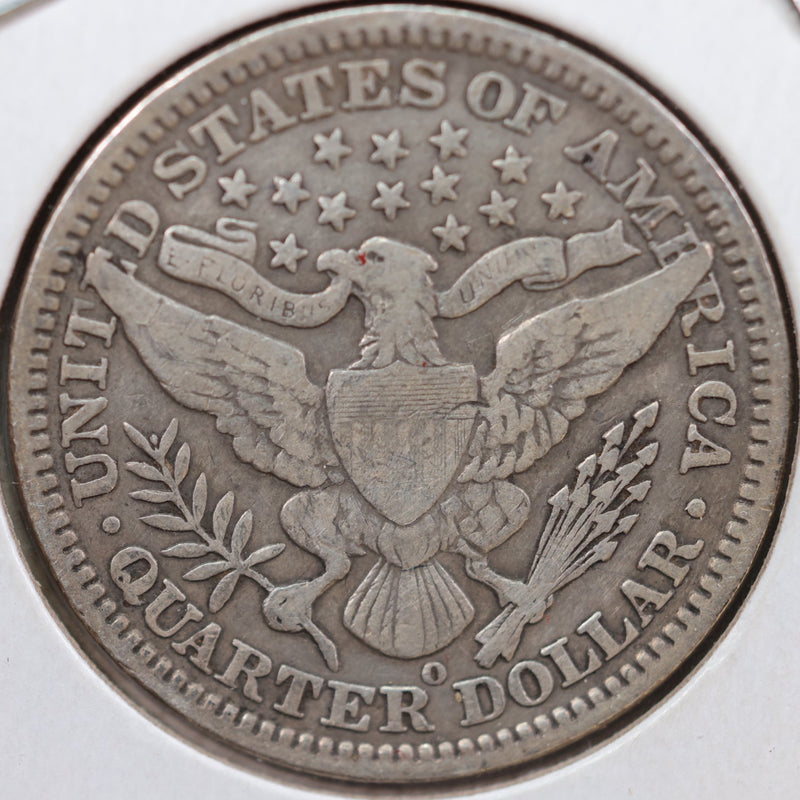 1909-O Barber Quarter, Fine+ Circulated Coin, Store