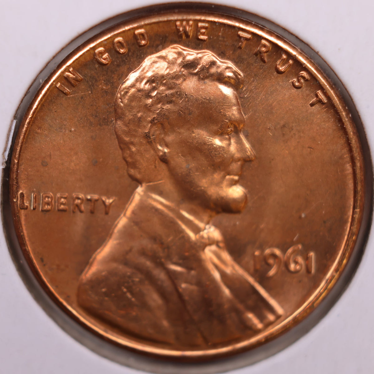 1961 Lincoln Memorial Cent, Mint Uncirculated Coin, Store #CT1679