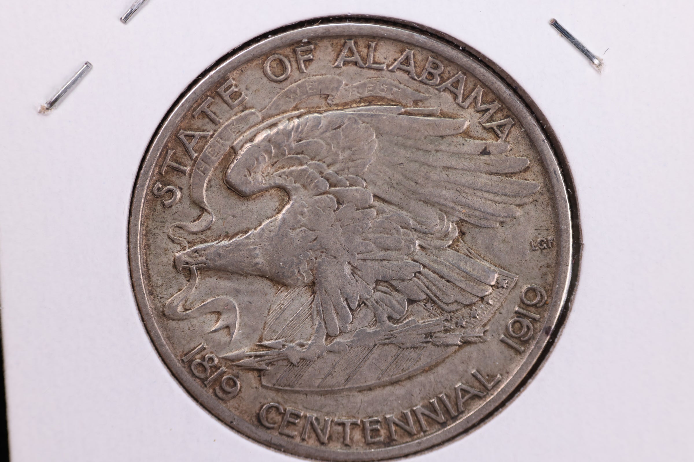 1921 Alabama Centennial, Silver Commemorative Half Dollar. Store #23081960