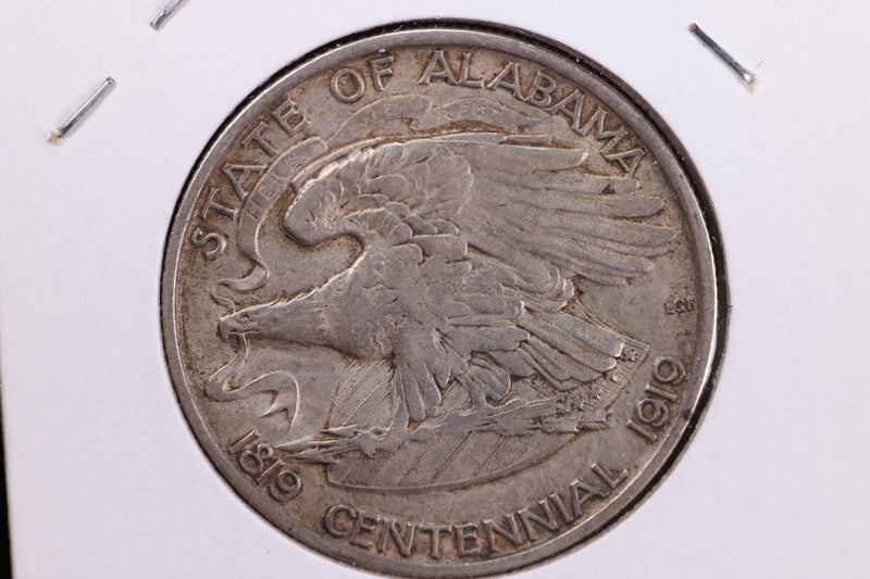 1921 50c Alabama Commemorative Silver Half Dollar - Free Shipping
