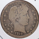 1910 Barber Quarter, Very Good Circulated Coin, Store