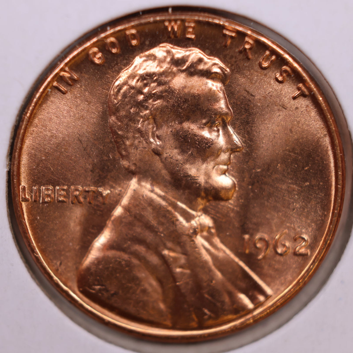 1962 Lincoln Memorial Cent, Mint Uncirculated Coin, Store #CT1681