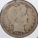 1910-D Barber Quarter, Good Circulated Coin, Store