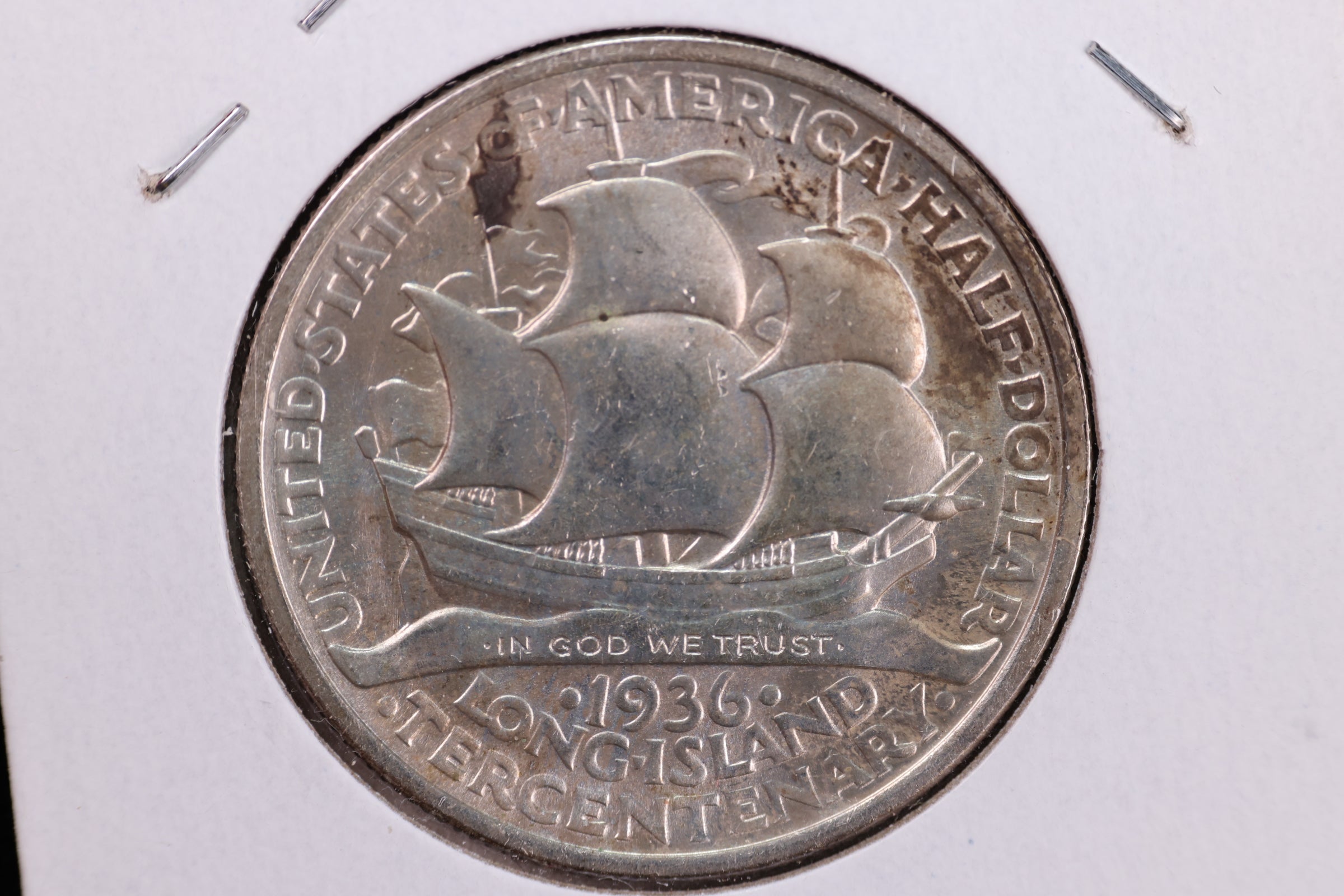 1936 Long Island Tercentenary, Silver Commemorative Half Dollar. Store #23081965
