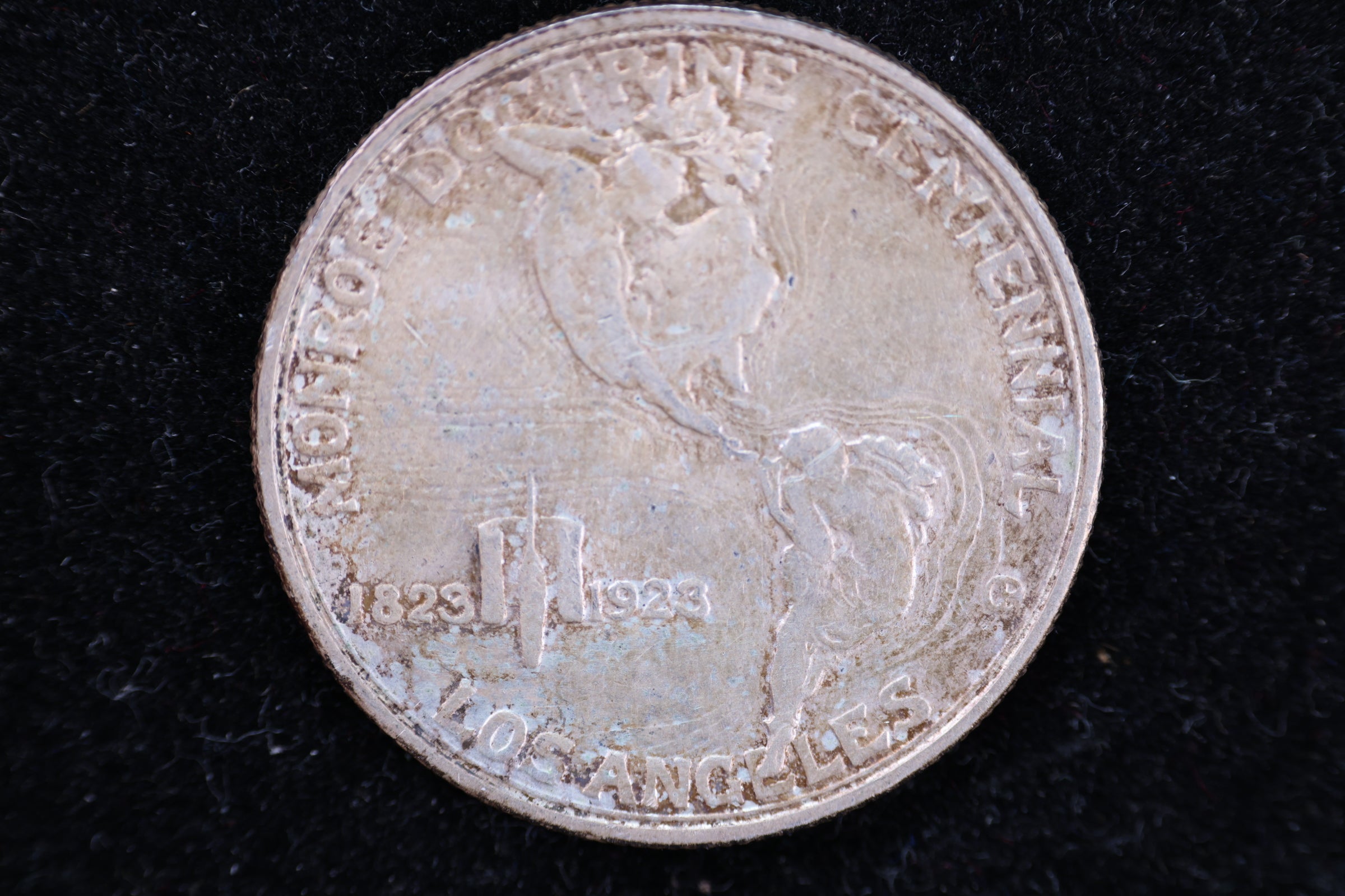 1923 Monroe Doctrine Centennial, Silver Commemorative Half Dollar. Store #23081967