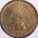 1902 Indian Head Cent, Gem Mint State Uncirculated Coin, Store