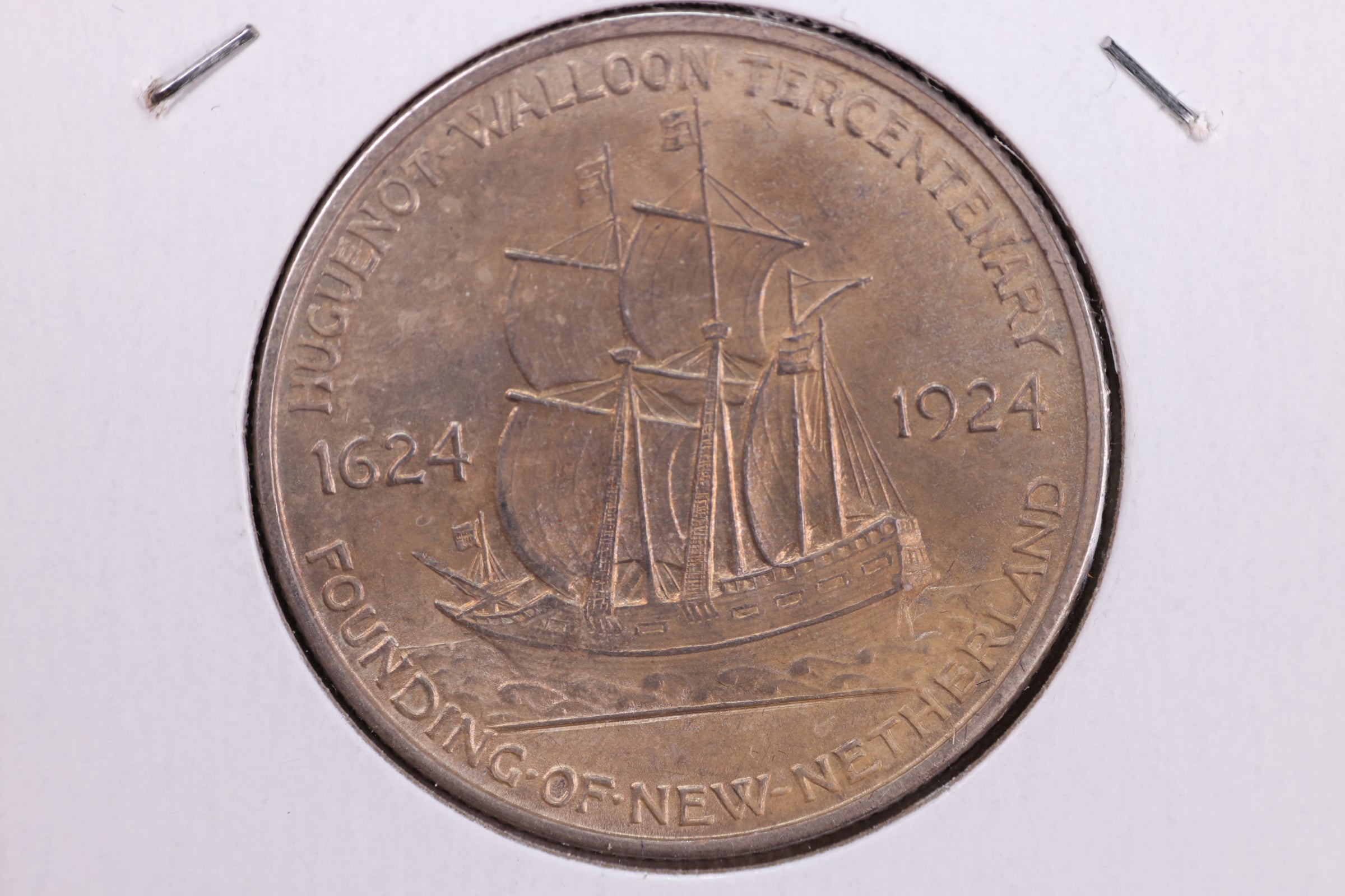 1924 Huguenot-Walloon Tercentenary, Silver Commemorative Half Dollar. Store #23081968