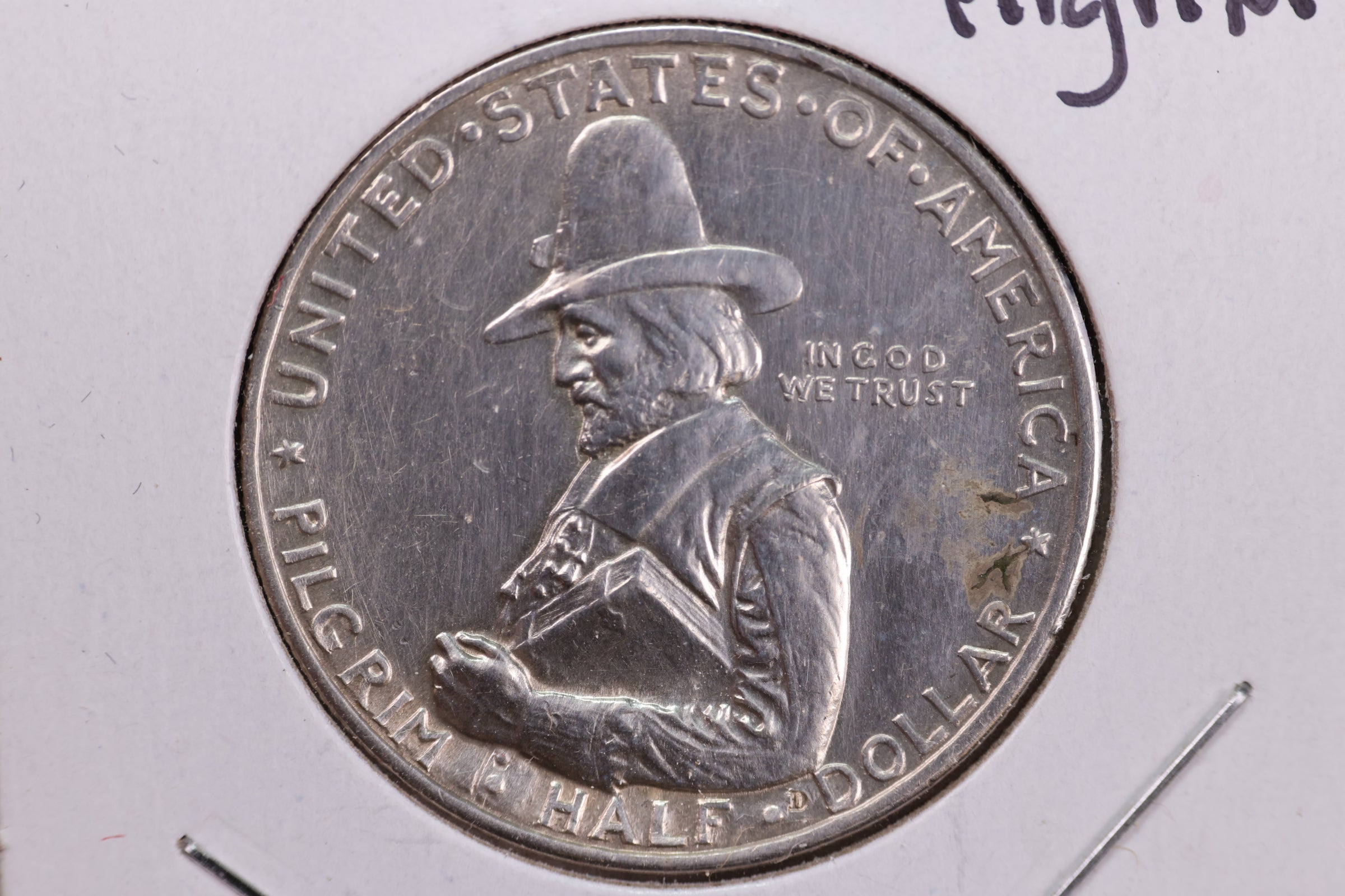 1920 Pilgrim Tercentenary, Silver Commemorative Half Dollar. Store #23081969