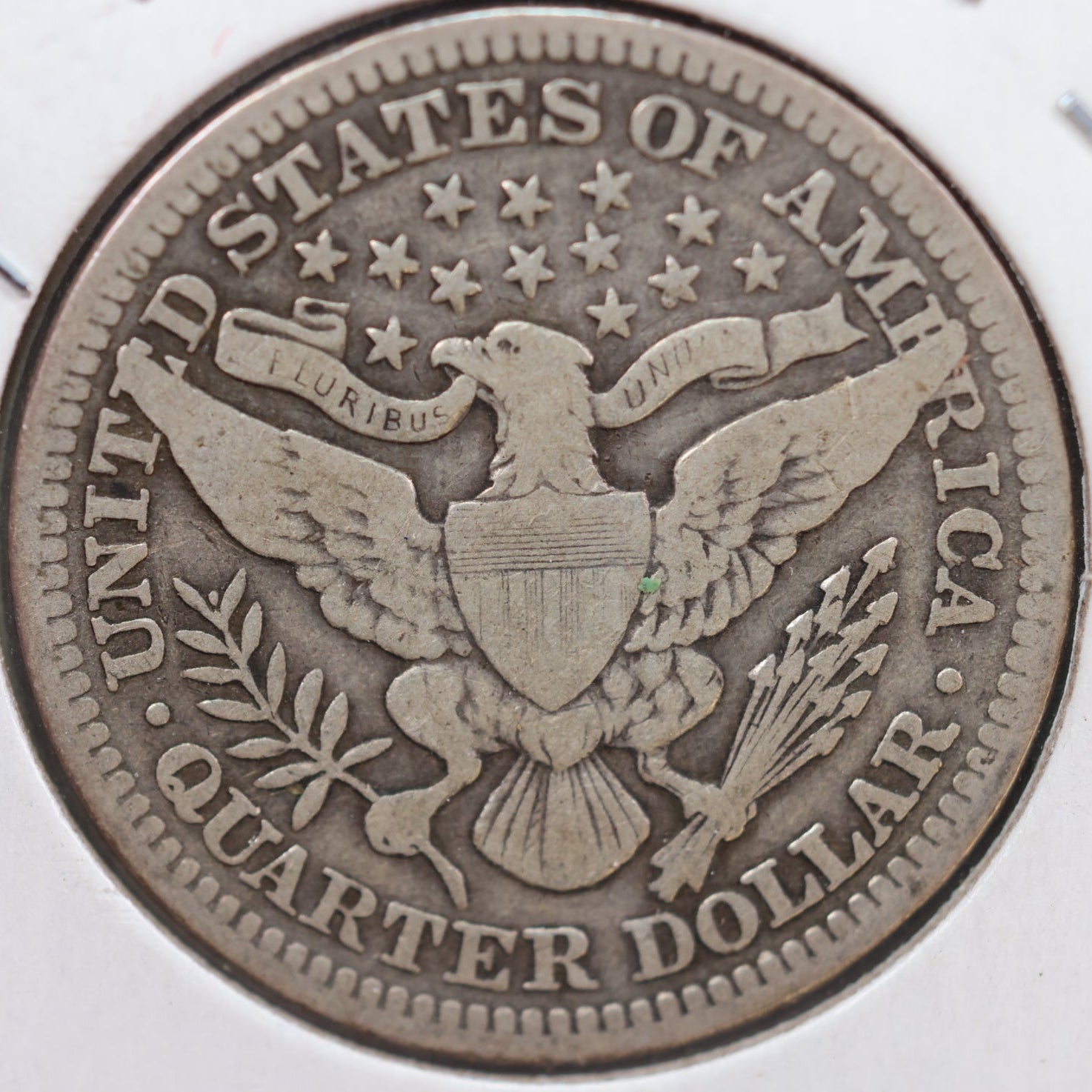 1912 Barber Silver Quarter, Very Good Circulated Coin, Store #QR930