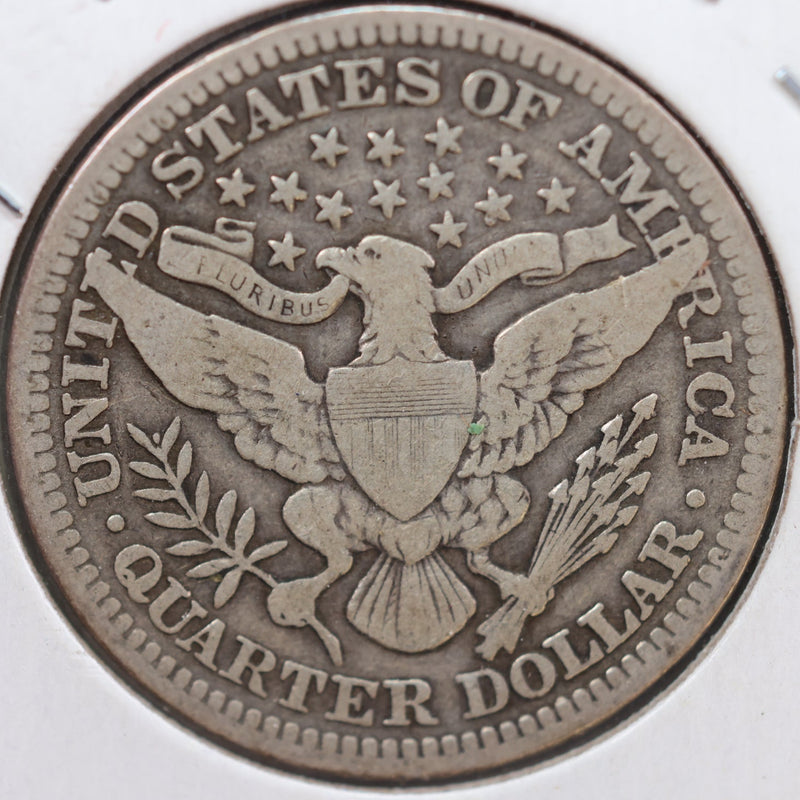 1912 Barber Quarter, Very Good Circulated Coin, Store
