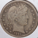 1912-S Barber Quarter, Very Fine Circulated Coin, Store