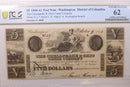 1840 $5, Chesapeake & Ohio Canal, Wash D.C., Obsolete Note, PCGS CU-62, STORE