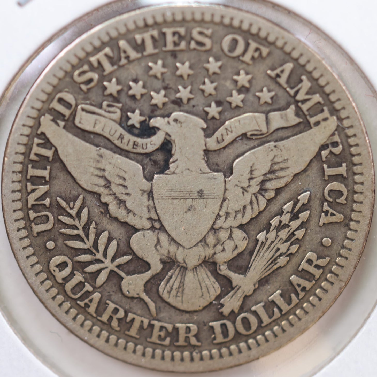 1913 Barber Silver Quarter, Very Good Circulated Collectible Coin, Store #QR933