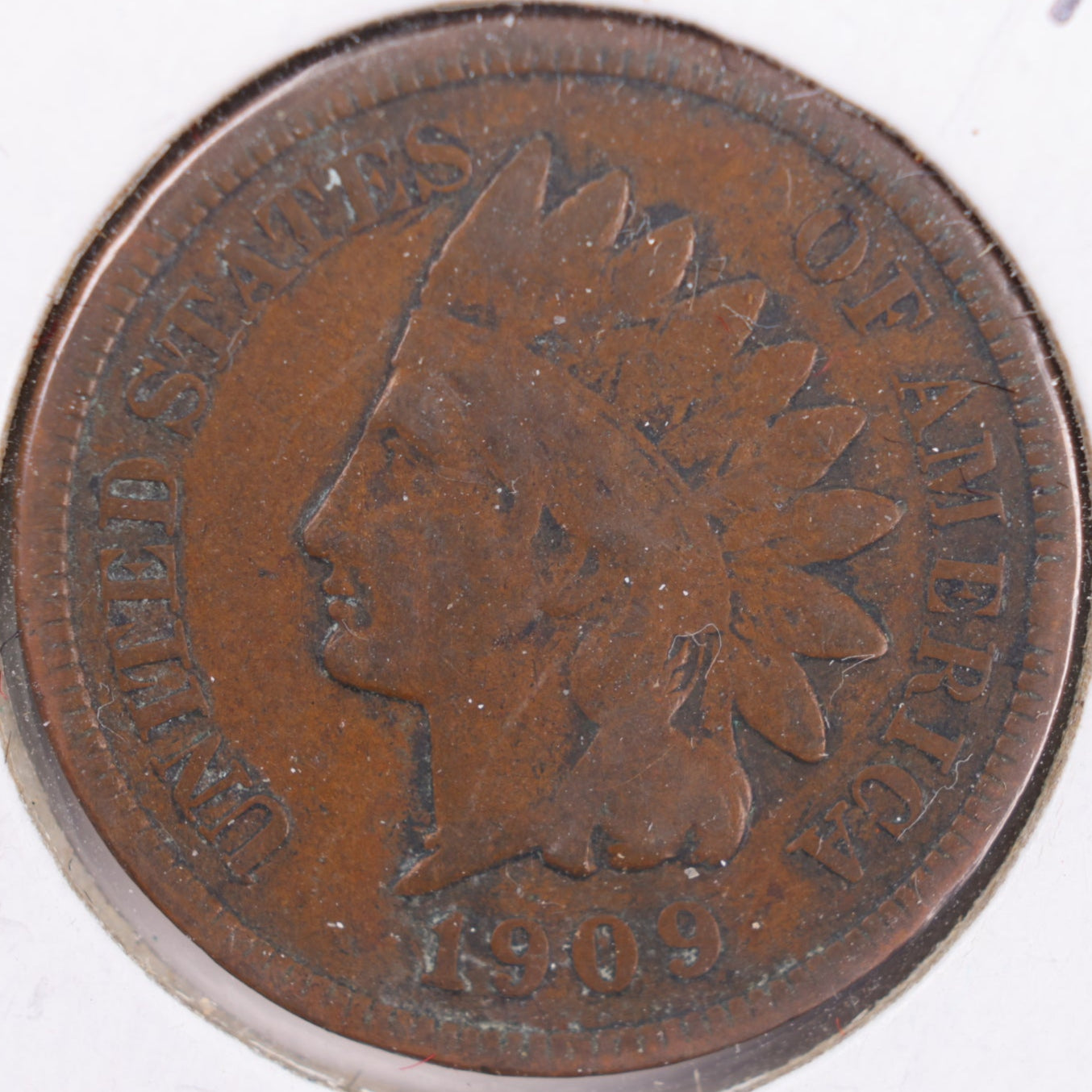 1909 Indian Head Cent, Very Fine Circulated Coin, Store #CT0364