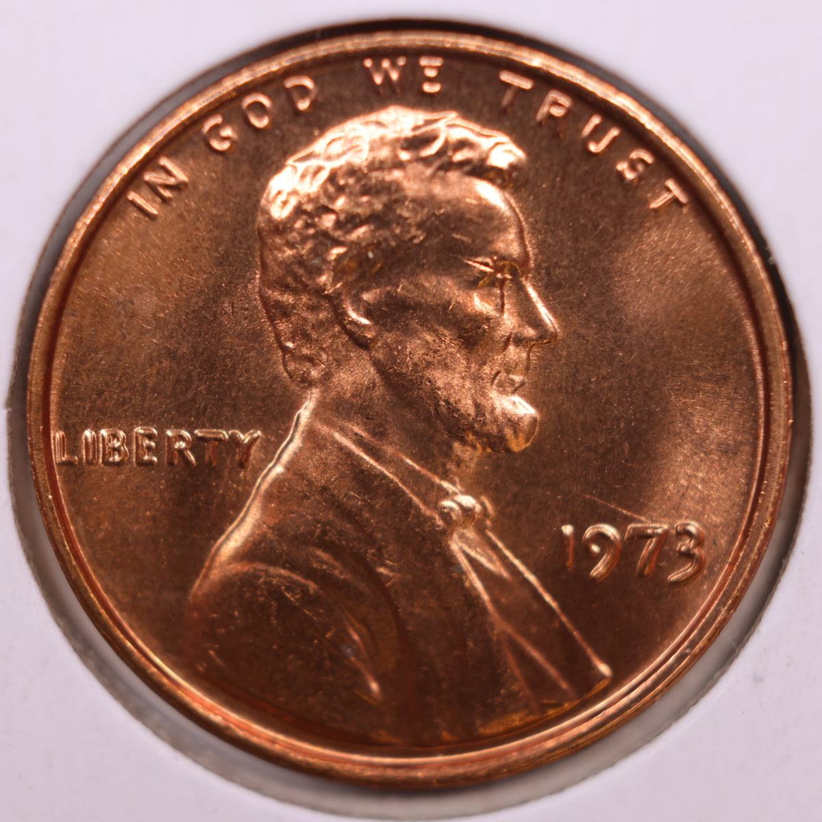 1973 Lincoln Memorial Cent, Mint Uncirculated Coin, Store #CT1701