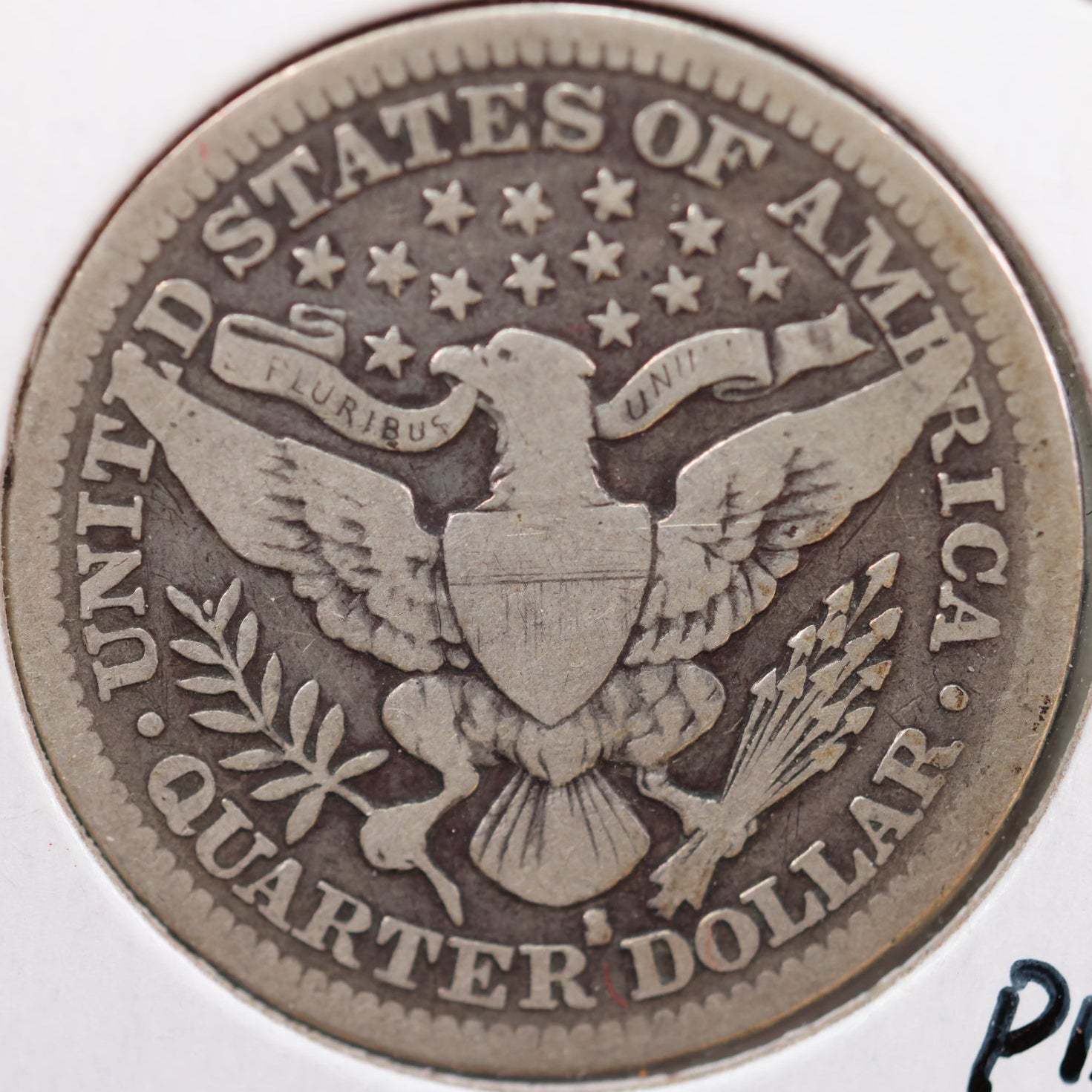 1914-S Barber Quarter, Very Good Circulated Coin, Store #QR942