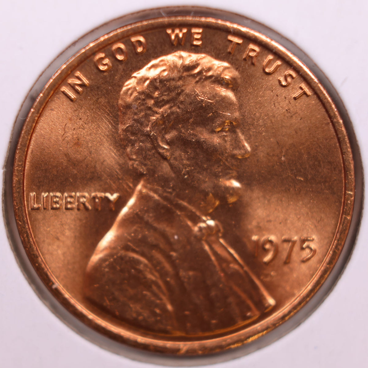 1975 Lincoln Memorial Cent, Mint Uncirculated Coin, Store #CT1706