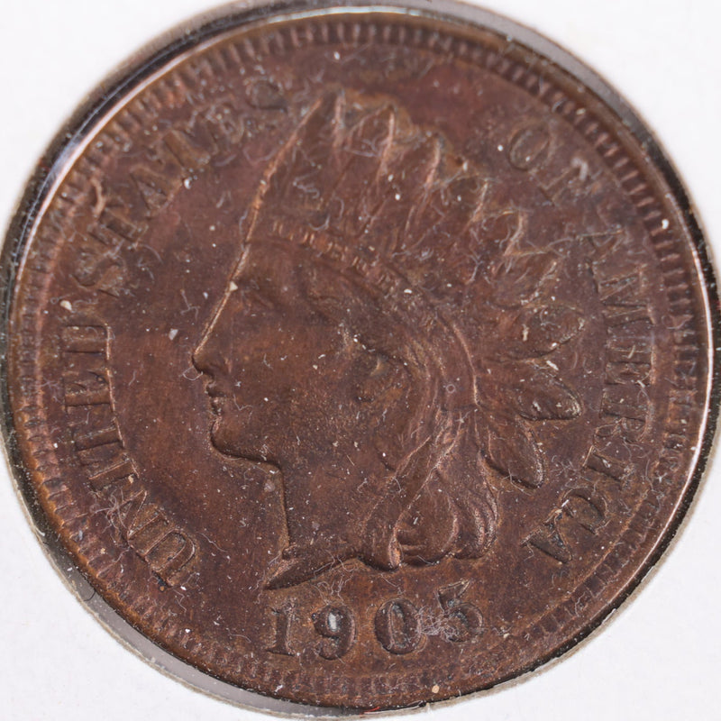 1905 Indian Head Cent, Mint State Uncirculated Coin, Store