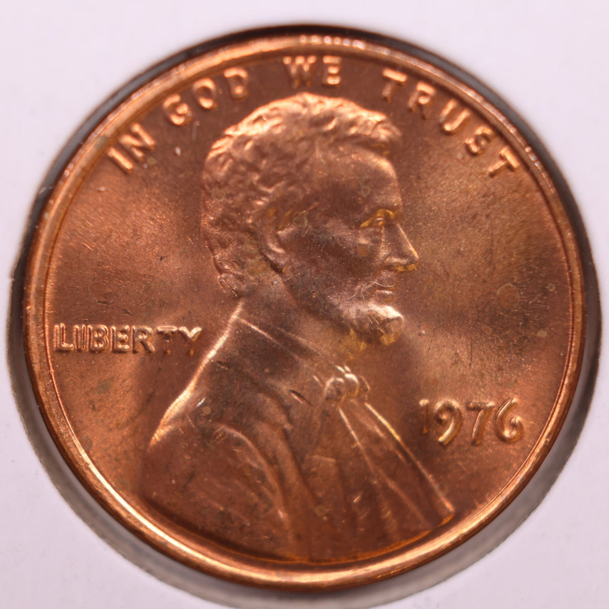 1976 Lincoln Memorial Cent, Uncirculated Coin, Store #CT1709