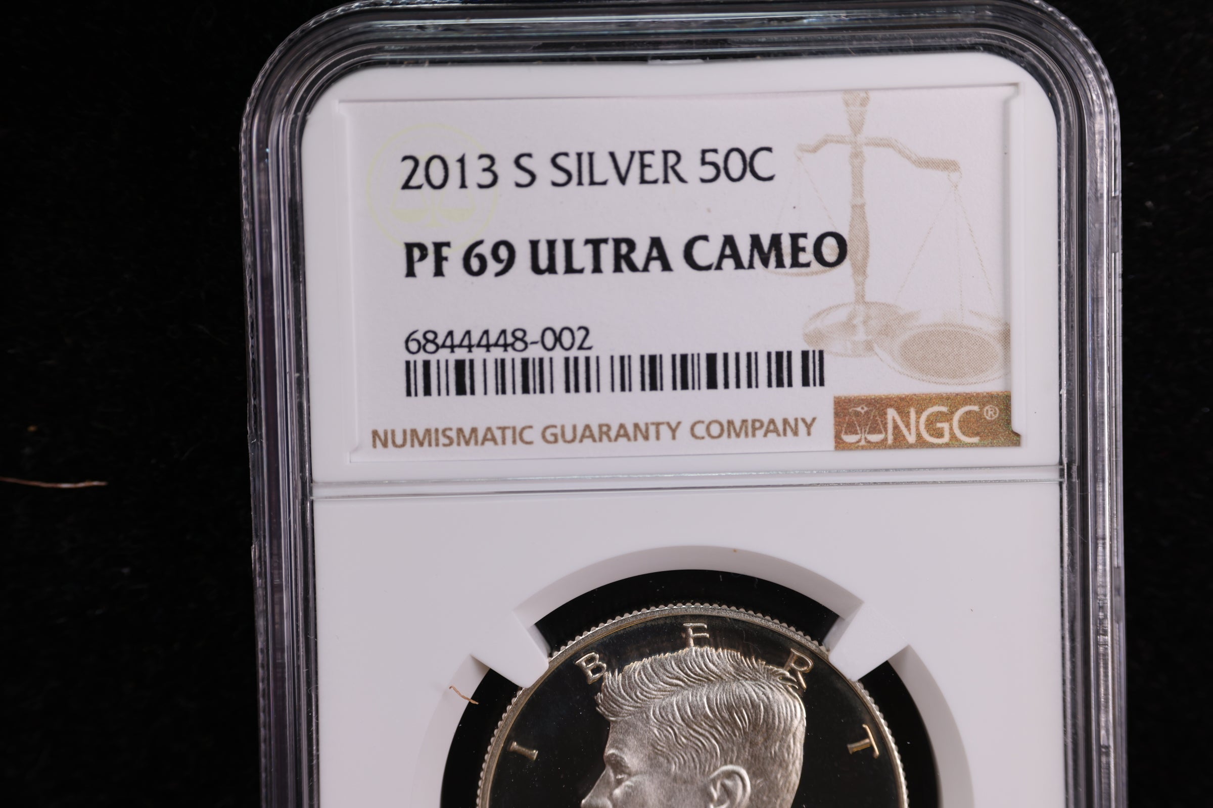 2013-S Kennedy Silver Proof Half Dollar, NGC Certified. Store #23082356
