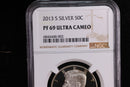 2013-S Kennedy Silver Proof Half Dollar, NGC Certified. Store