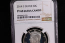 2014-S Kennedy Silver Proof Half Dollar, NGC Certified. Store