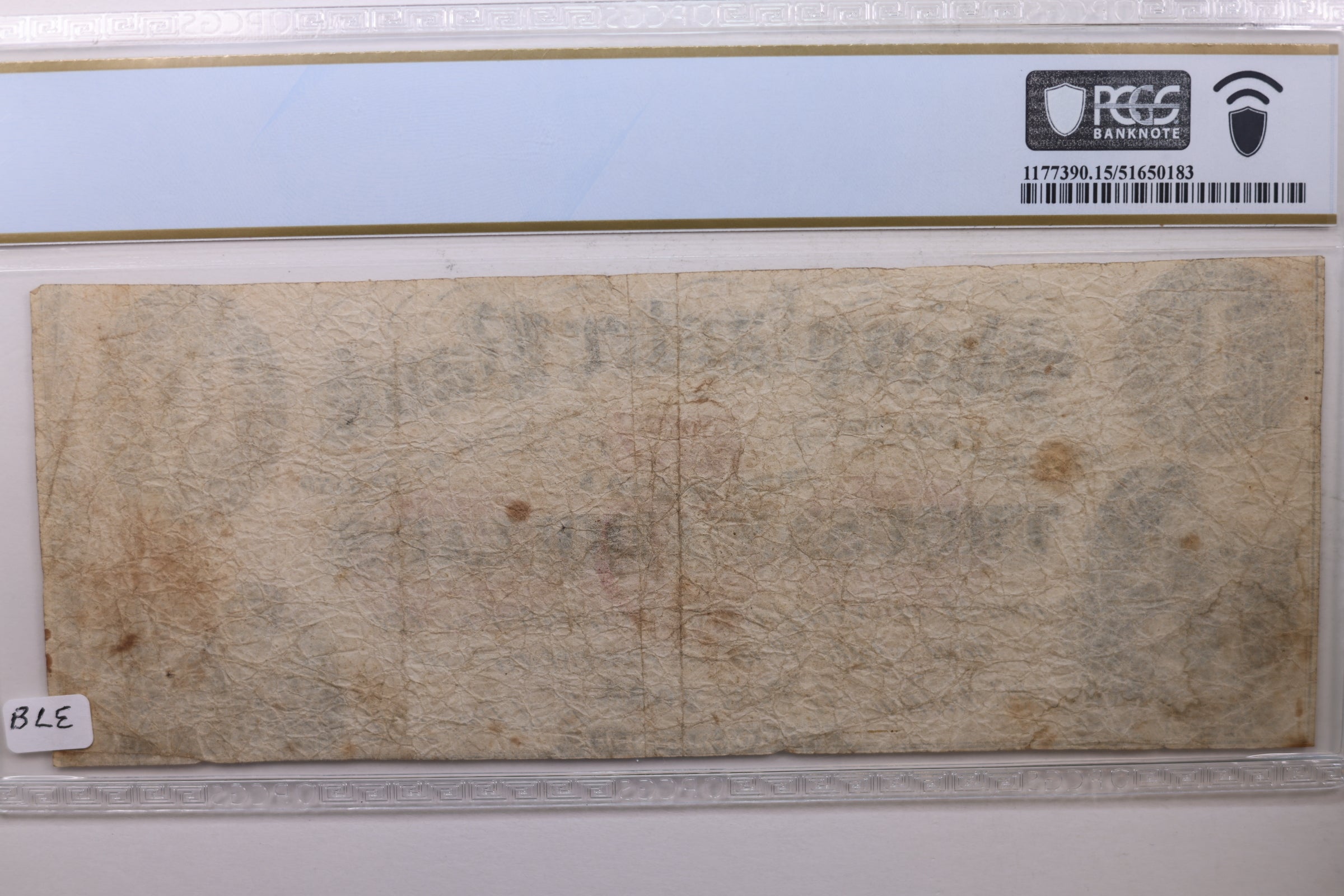 1860's $1, Printer's Test Note, New York, N.Y., PMG F-15, Obsolete Note. Store #GNY019.
