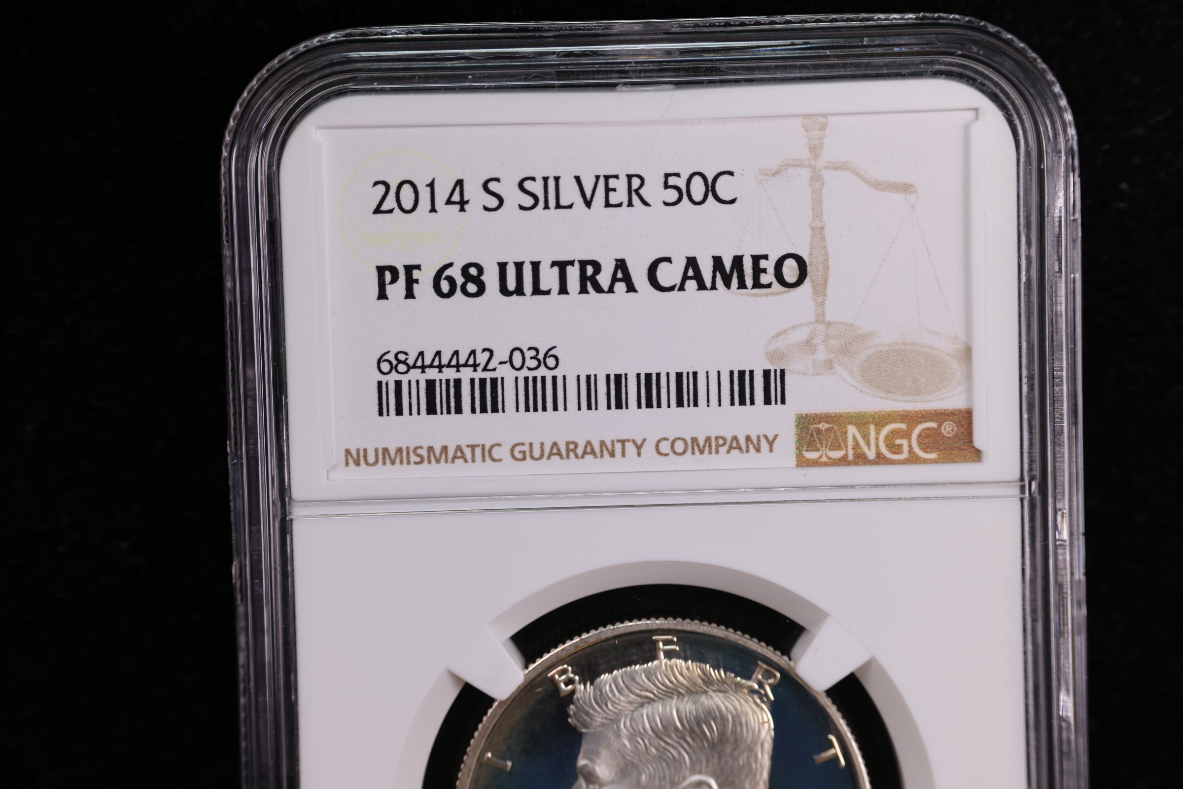 2014-S Kennedy Silver Proof Half Dollar, NGC Certified. Store #23082357