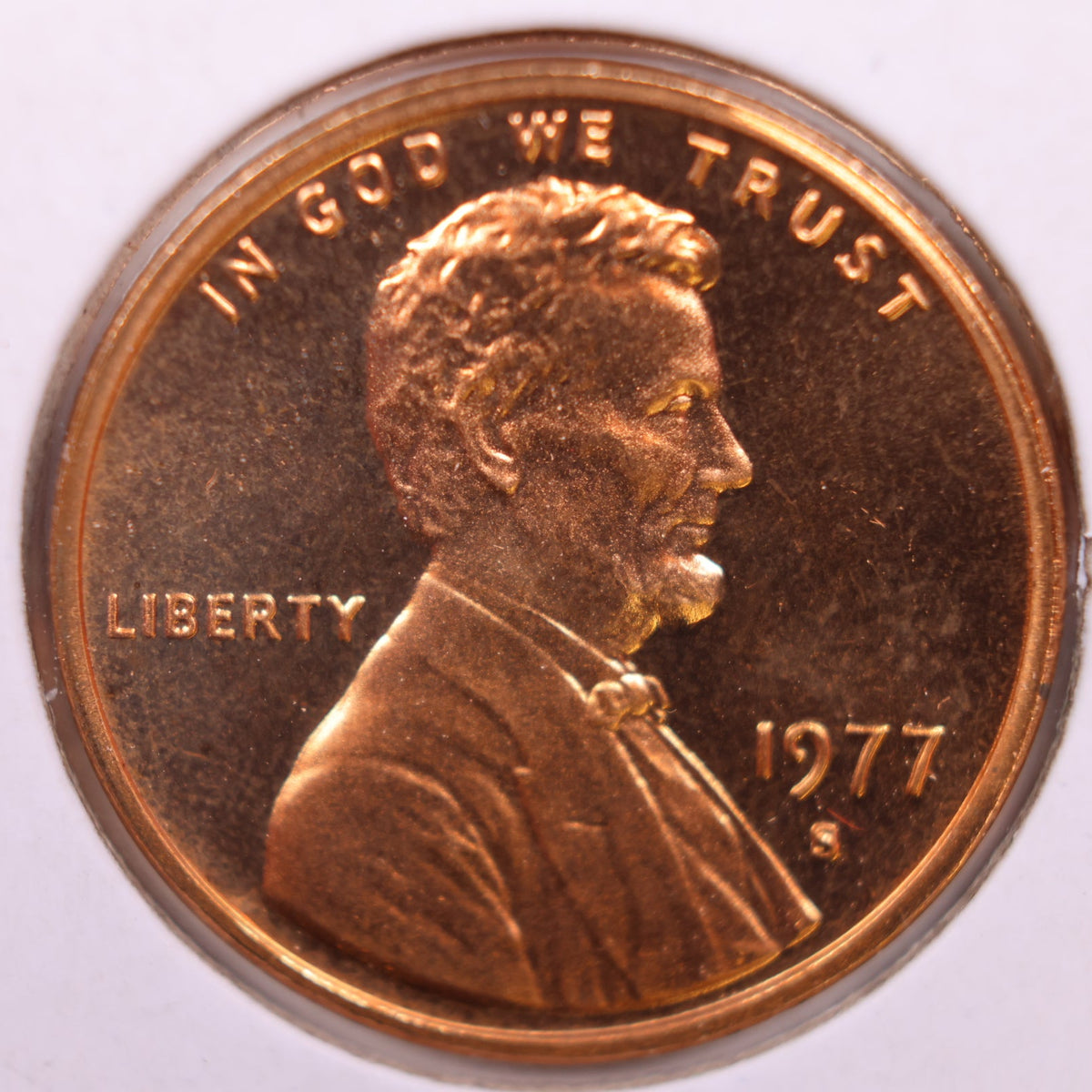 1977-S Lincoln Memorial Cent, Proof Uncirculated Coin, Store #CT1714