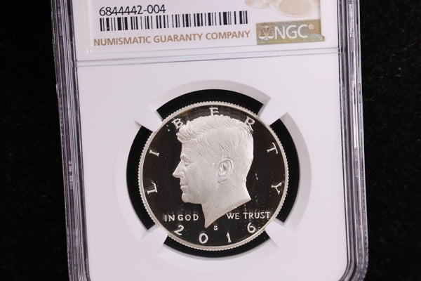 2016-S Kennedy Silver Proof Half Dollar, NGC Certified. Store #23082358