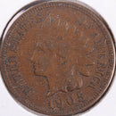 1905 Indian Head Cent, Very Fine Circulated Coin, Store