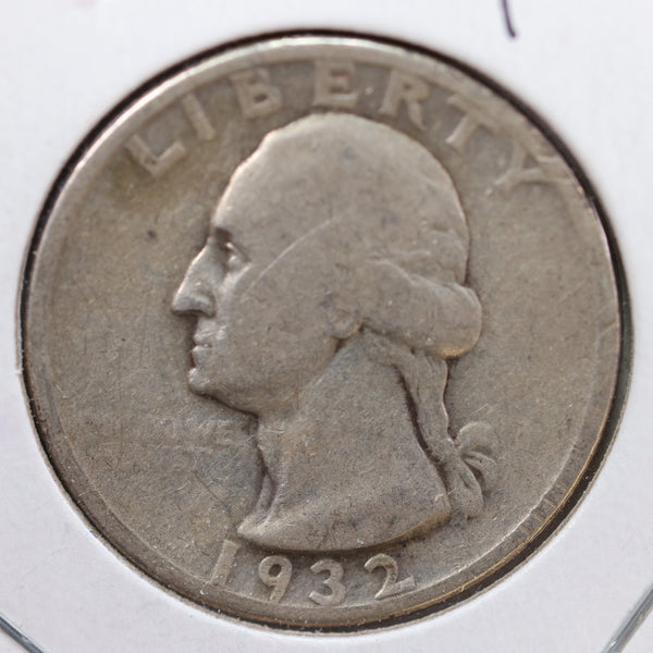 1932 Washington Quarter, Good Circulated Coin, Store #QR957