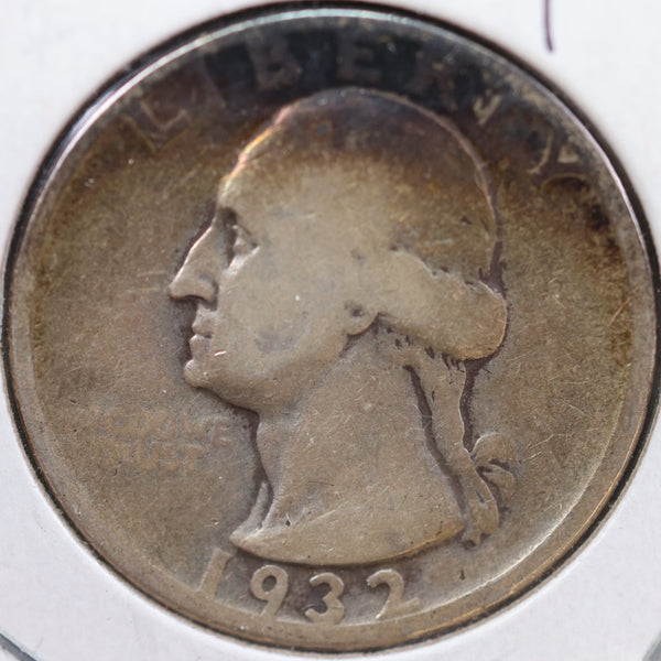 1932-D Washington Quarter, Good Circulated Coin, Store #QR958