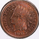 1905 Indian Head Cent, RB Mint State Uncirculated Coin, Store