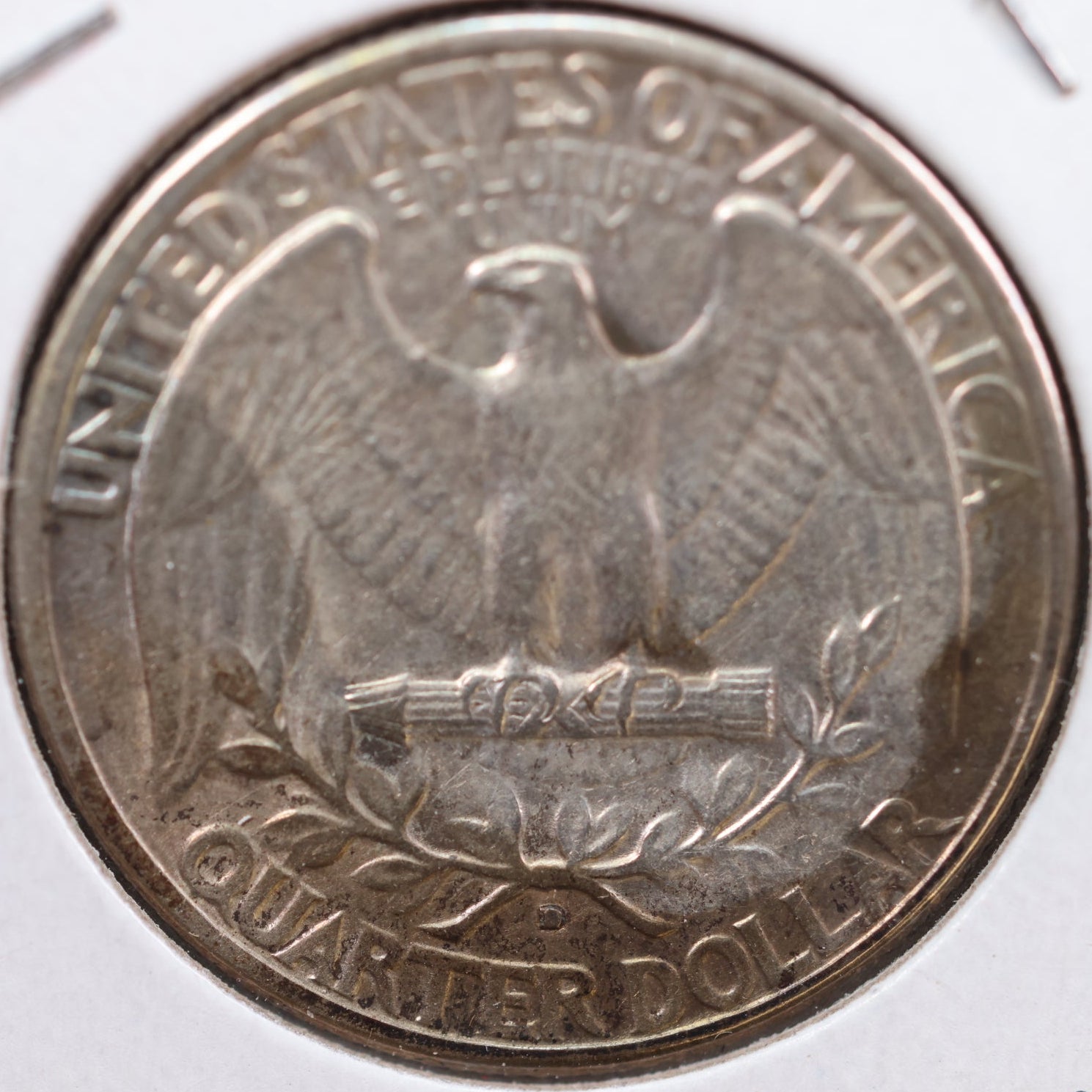 1932-D Washington Quarter, About Uncirculated+ Coin, details, Store #QR959
