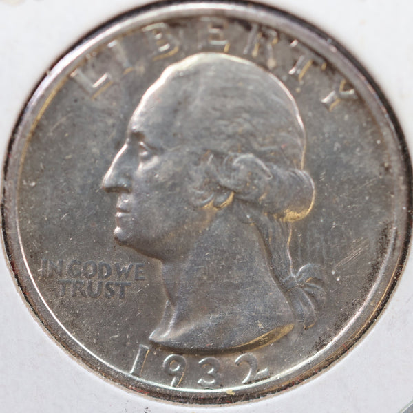 1932-S Washington Quarter, Mint State Uncirculated Coin, Store #QR961