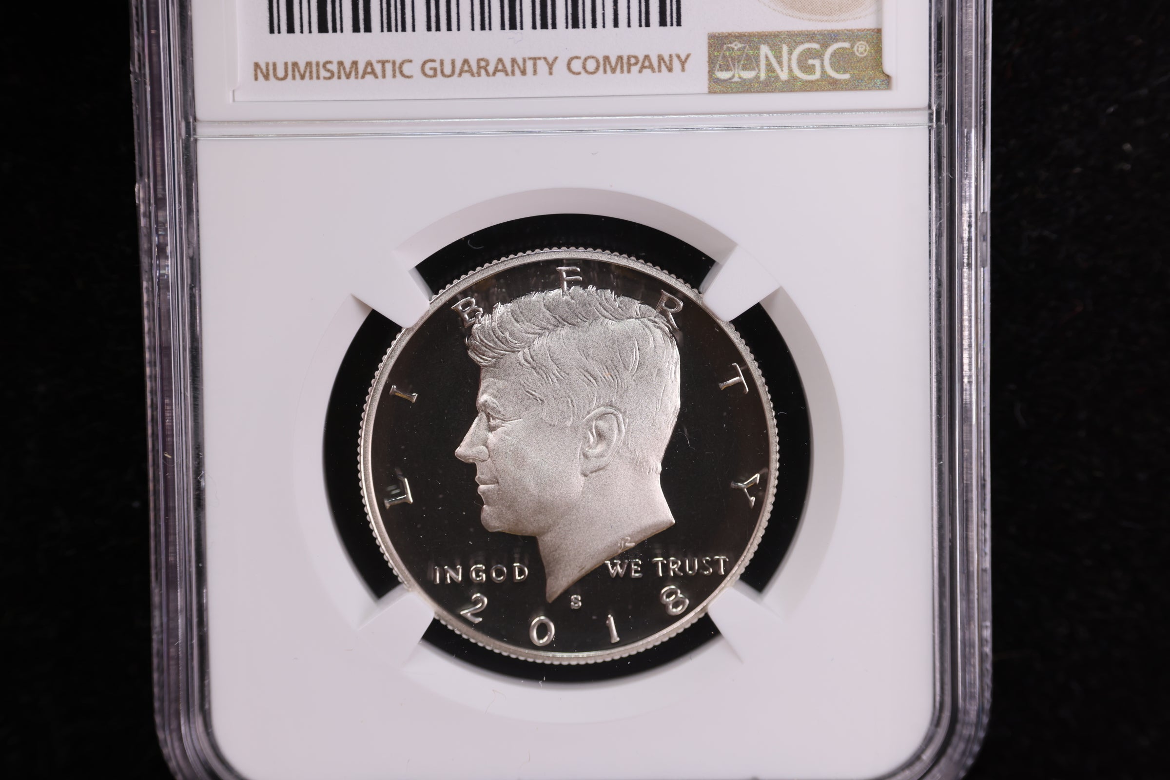2018-S Kennedy Silver Proof Half Dollar, NGC Certified. Store #23082361
