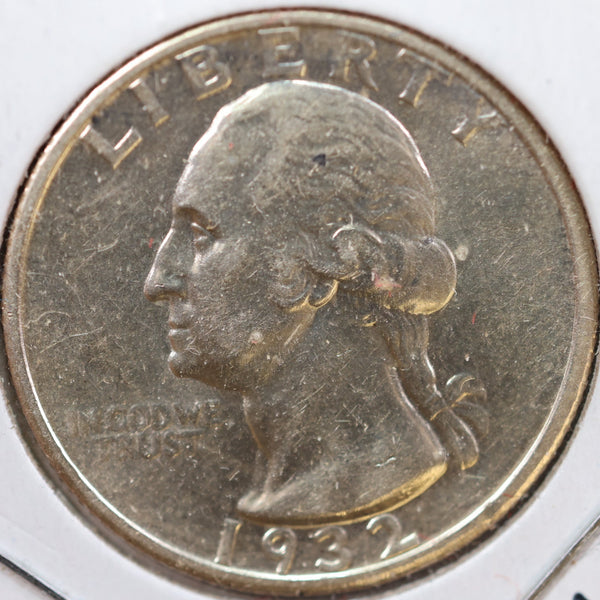 1932-S Washington Quarter, Mint State Uncirculated Coin, Store #QR963