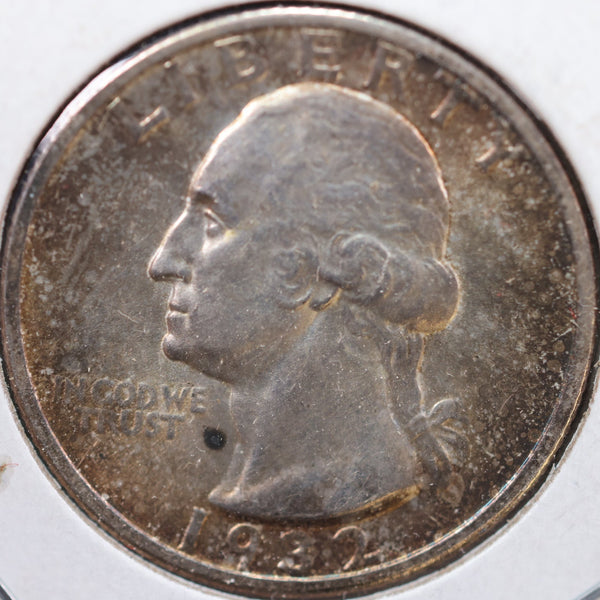 1932-S Washington Quarter, Mint State Uncirculated Coin, Store #QR964