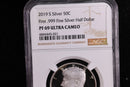 2019-S Kennedy Silver Proof Half Dollar, NGC Certified. Store