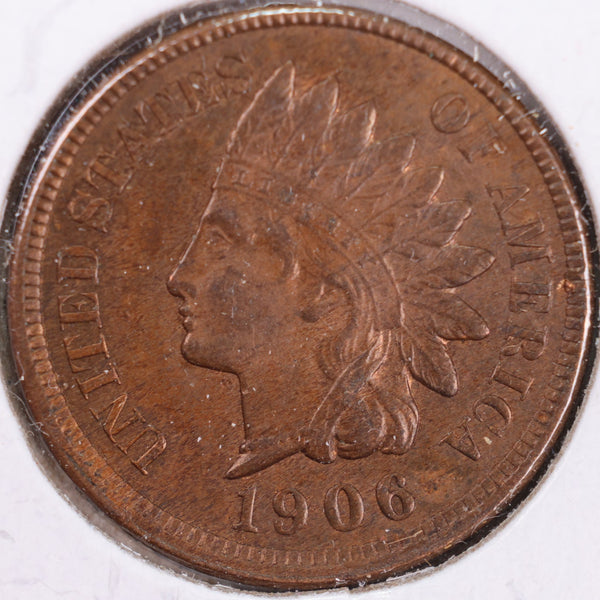 1906 Indian Head Cent, Mint State Uncirculated Coin, Store #CT0392