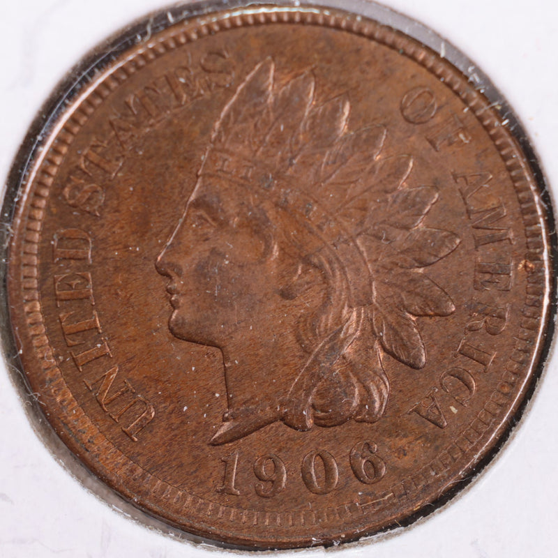 1906 Indian Head Cent, Mint State Uncirculated Coin, Store
