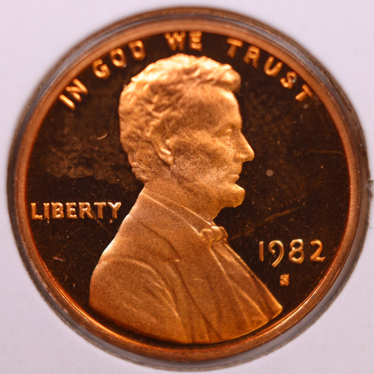 1982-S Lincoln Memorial Cent, Proof Uncirculated Coin, Store #CT1730