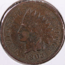 1903 Indian Head Cent, Extra Fine Circulated Coin, Store