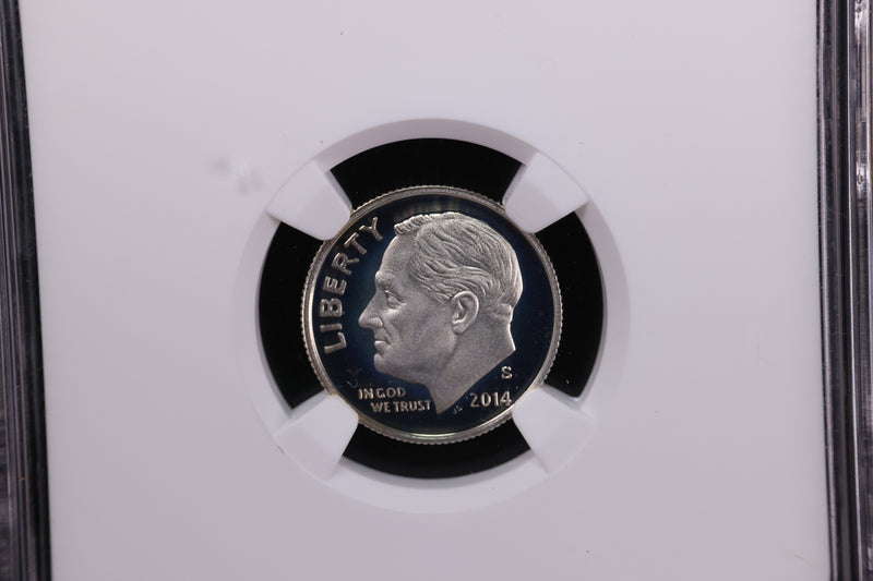 2014-S Roosevelt Proof Silver Dime, NGC Certified. Store