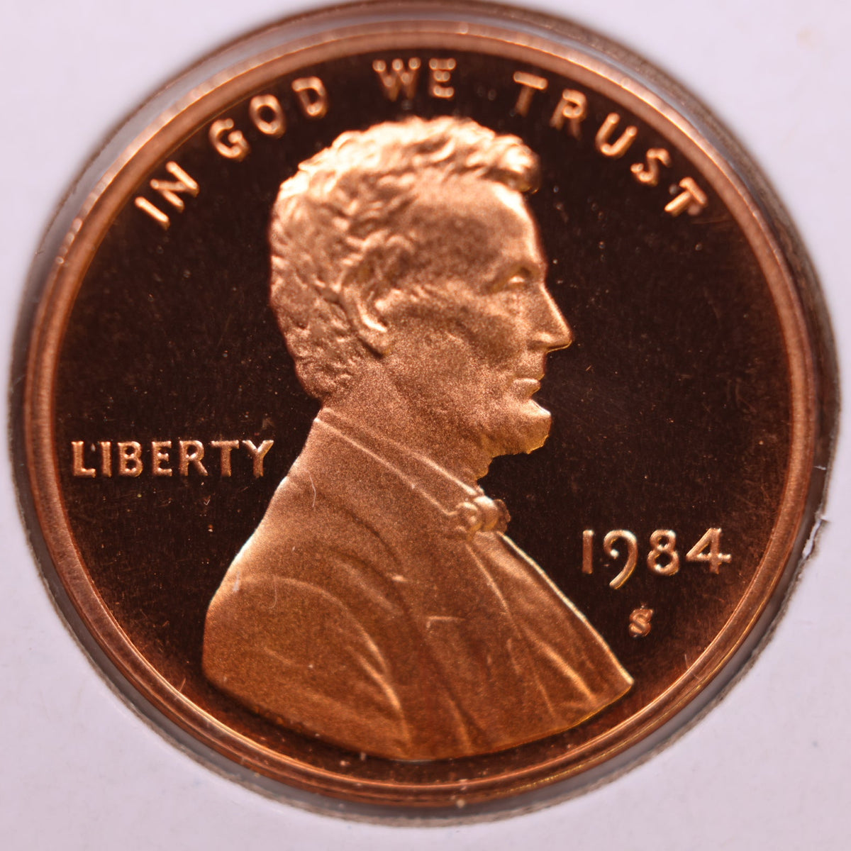 1984-S Lincoln Memorial Cent, Proof Uncirculated Coin, Store #CT1734